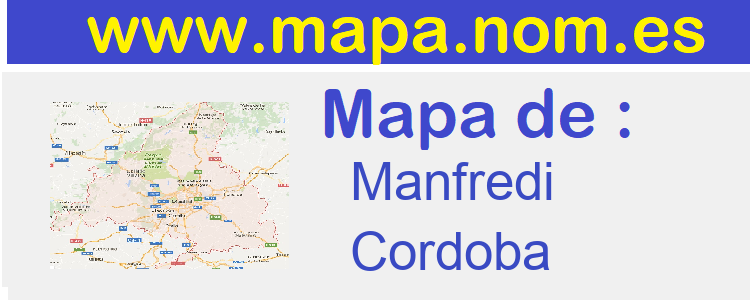 mapa de  Manfredi