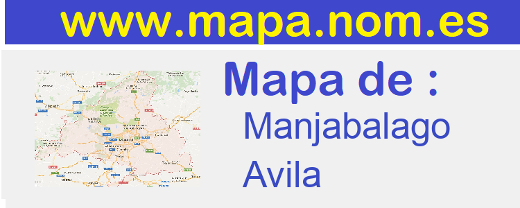 mapa de  Manjabalago