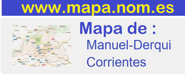 mapa de  Manuel-Derqui