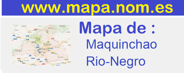 mapa de  Maquinchao
