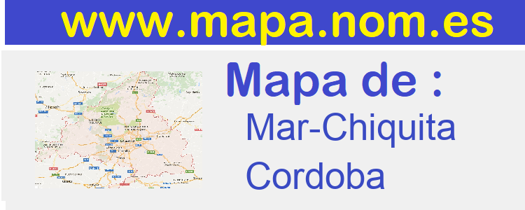 mapa de  Mar-Chiquita