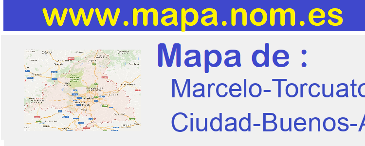 mapa de  Marcelo-Torcuato-de-Alvear