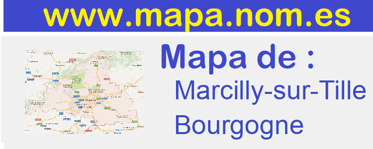 mapa de  Marcilly-sur-Tille