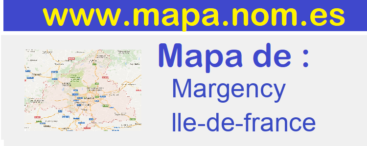 mapa de  Margency
