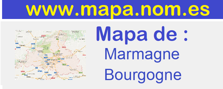 mapa de  Marmagne