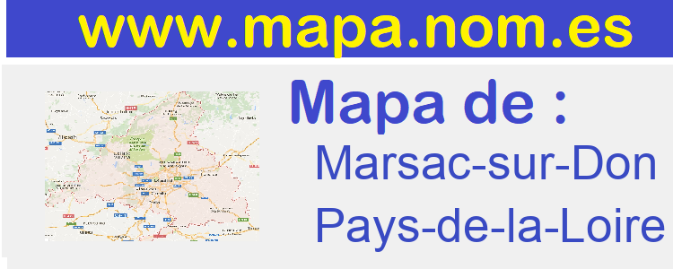 mapa de  Marsac-sur-Don