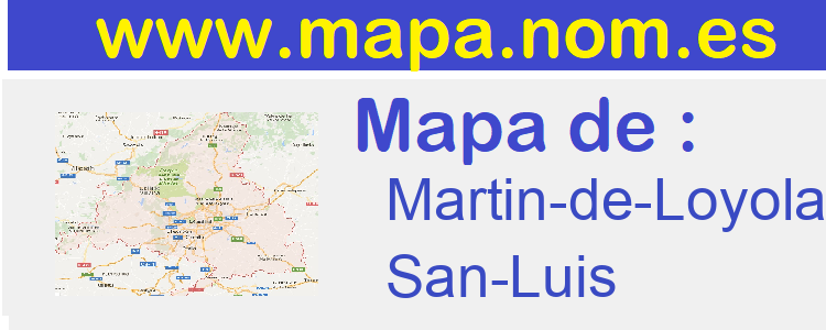 mapa de  Martin-de-Loyola