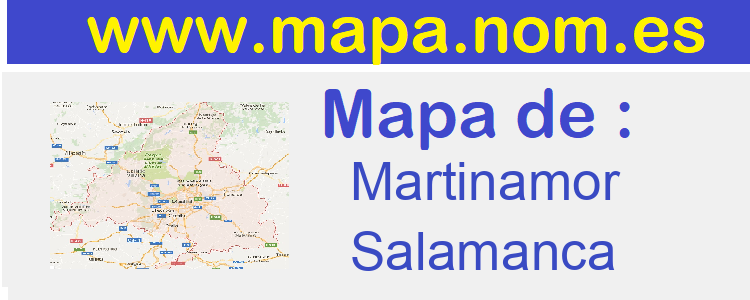 mapa de  Martinamor