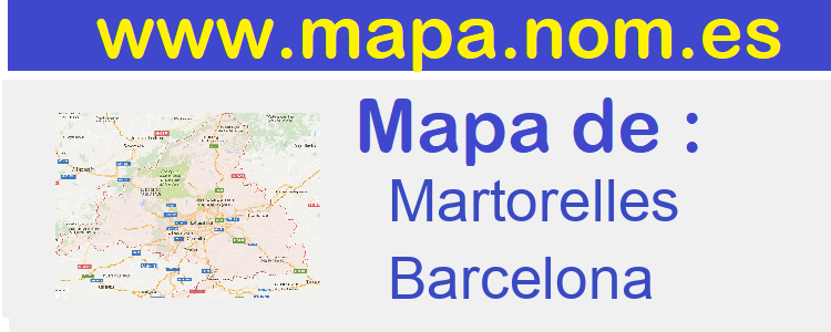 mapa de  Martorelles