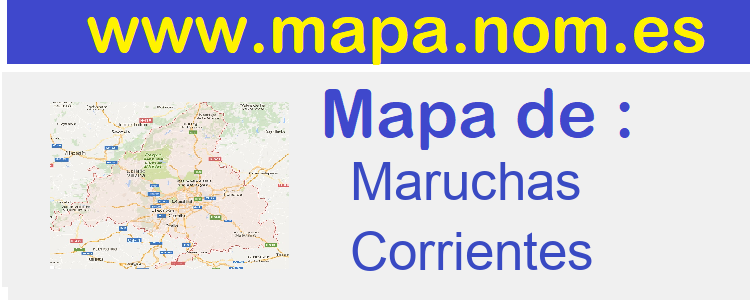 mapa de  Maruchas