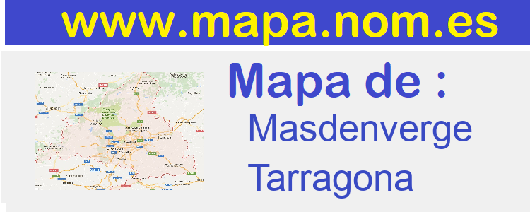 mapa de  Masdenverge