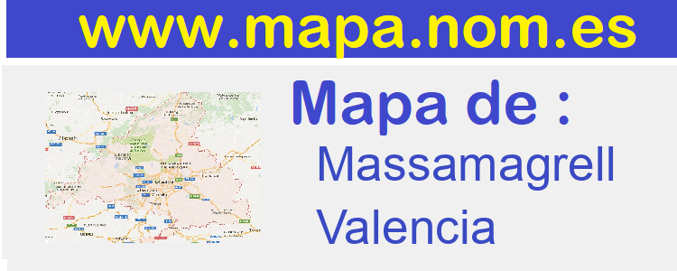 mapa de  Massamagrell