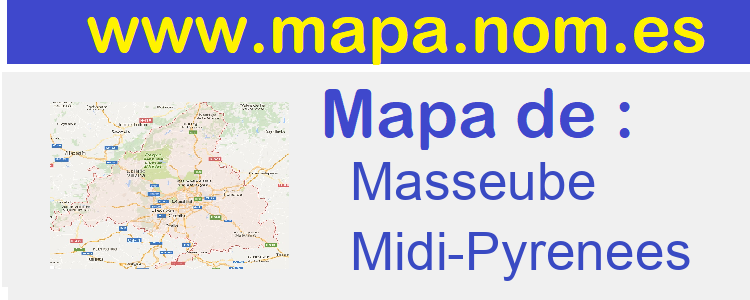 mapa de  Masseube