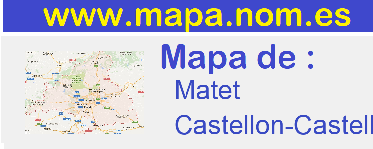 mapa de  Matet
