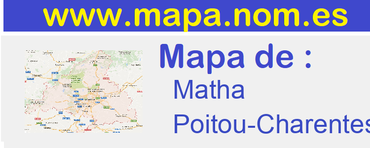 mapa de  Matha