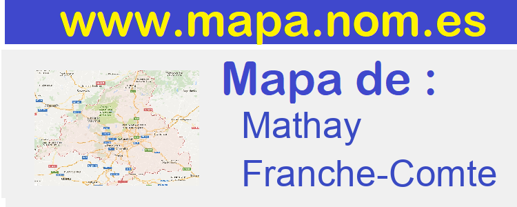 mapa de  Mathay
