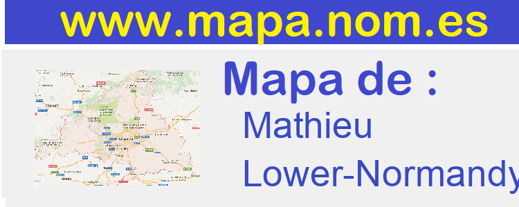 mapa de  Mathieu