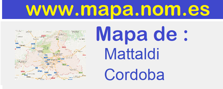 mapa de  Mattaldi