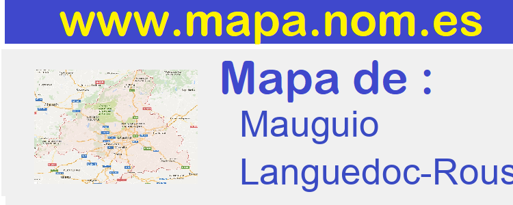 mapa de  Mauguio