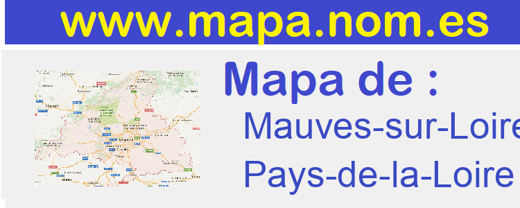 mapa de  Mauves-sur-Loire