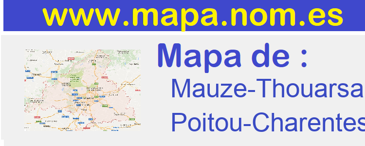 mapa de  Mauze-Thouarsais