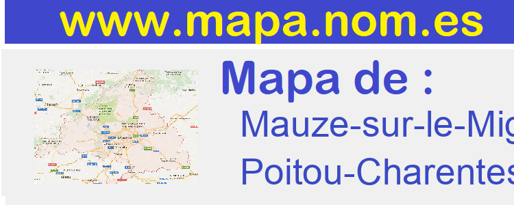 mapa de  Mauze-sur-le-Mignon