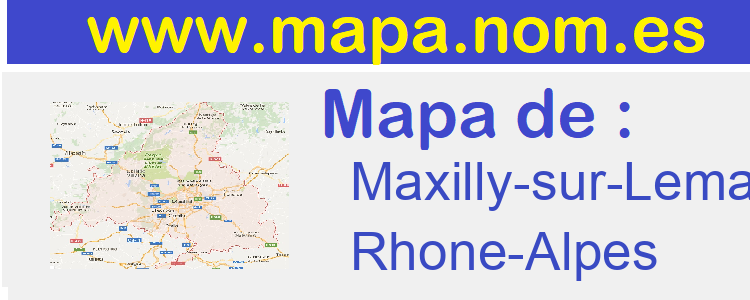 mapa de  Maxilly-sur-Leman