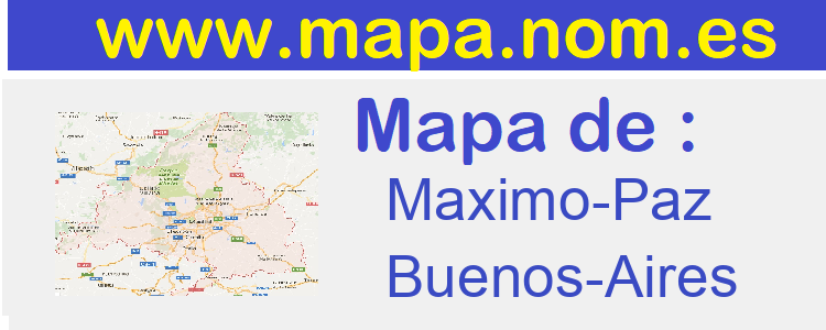 mapa de  Maximo-Paz