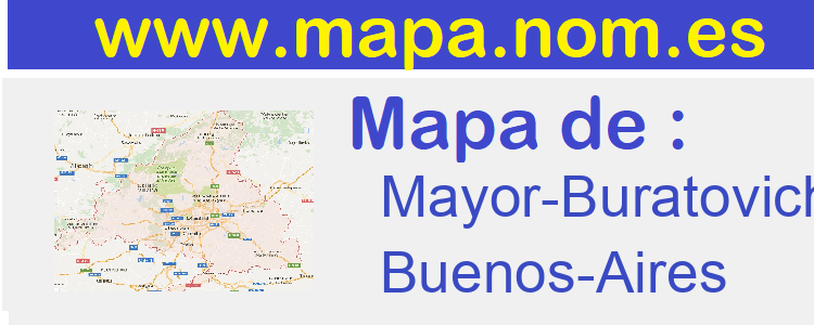 mapa de  Mayor-Buratovich