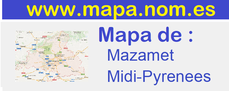 mapa de  Mazamet