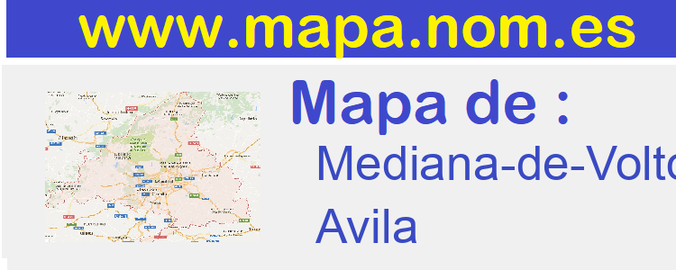 mapa de  Mediana-de-Voltoya