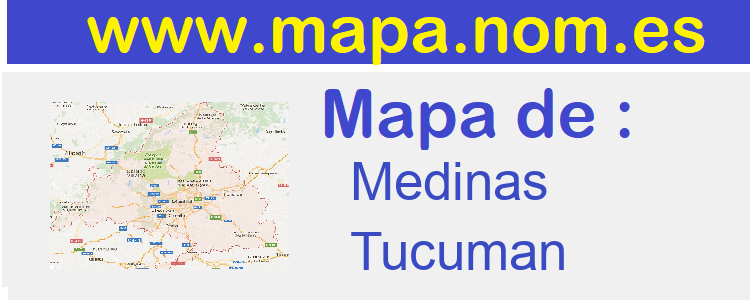 mapa de  Medinas
