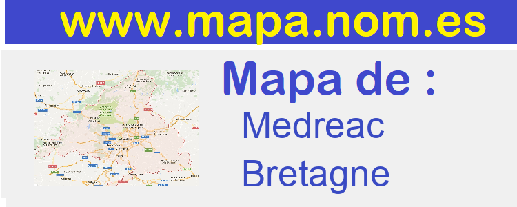 mapa de  Medreac