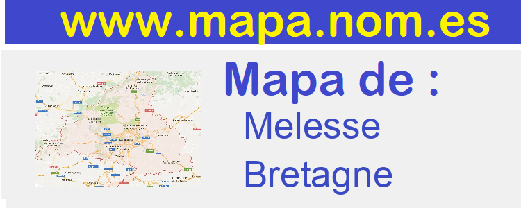 mapa de  Melesse
