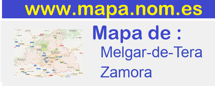 mapa de  Melgar-de-Tera