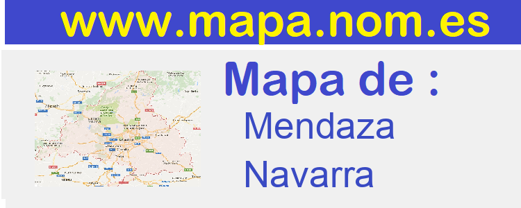 mapa de  Mendaza