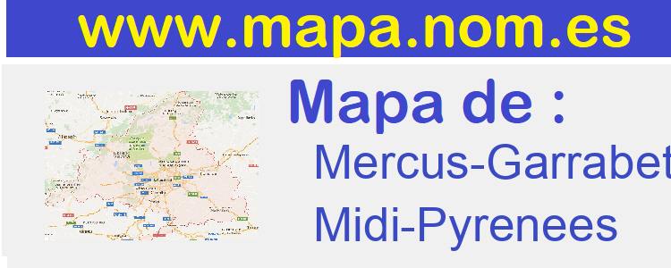 mapa de  Mercus-Garrabet