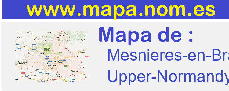 mapa de  Mesnieres-en-Bray