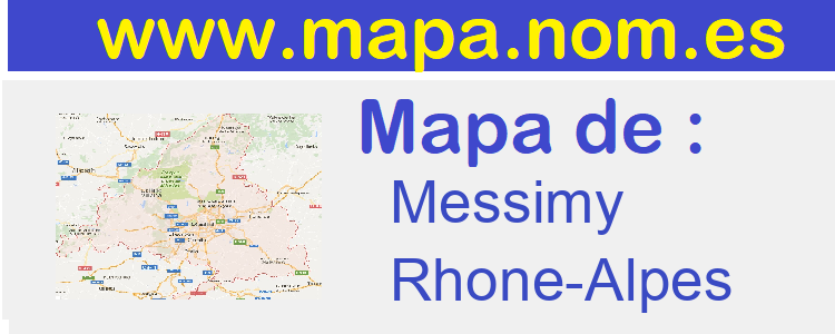 mapa de  Messimy