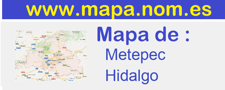 mapa de  Metepec