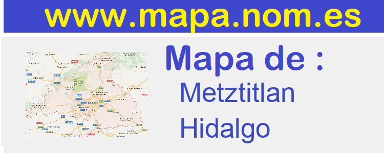 mapa de  Metztitlan