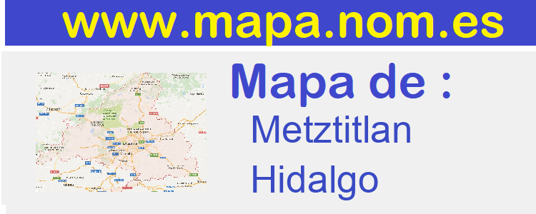 mapa de  Metztitlan