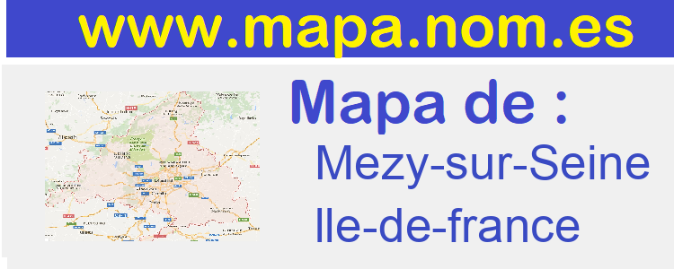 mapa de  Mezy-sur-Seine