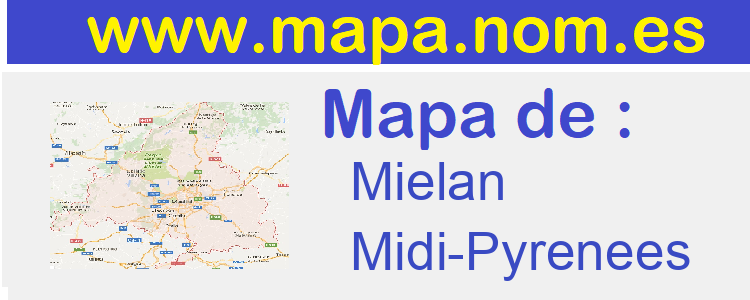 mapa de  Mielan