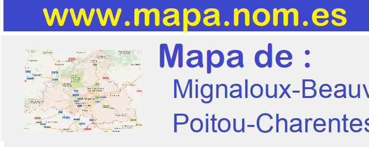 mapa de  Mignaloux-Beauvoir