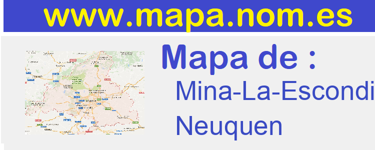 mapa de  Mina-La-Escondida
