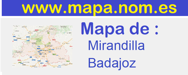 mapa de  Mirandilla