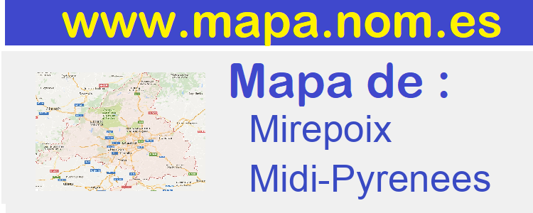 mapa de  Mirepoix
