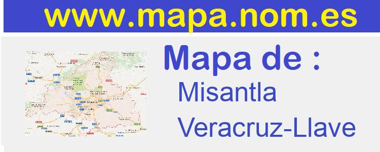mapa de  Misantla