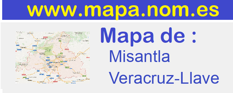 mapa de  Misantla